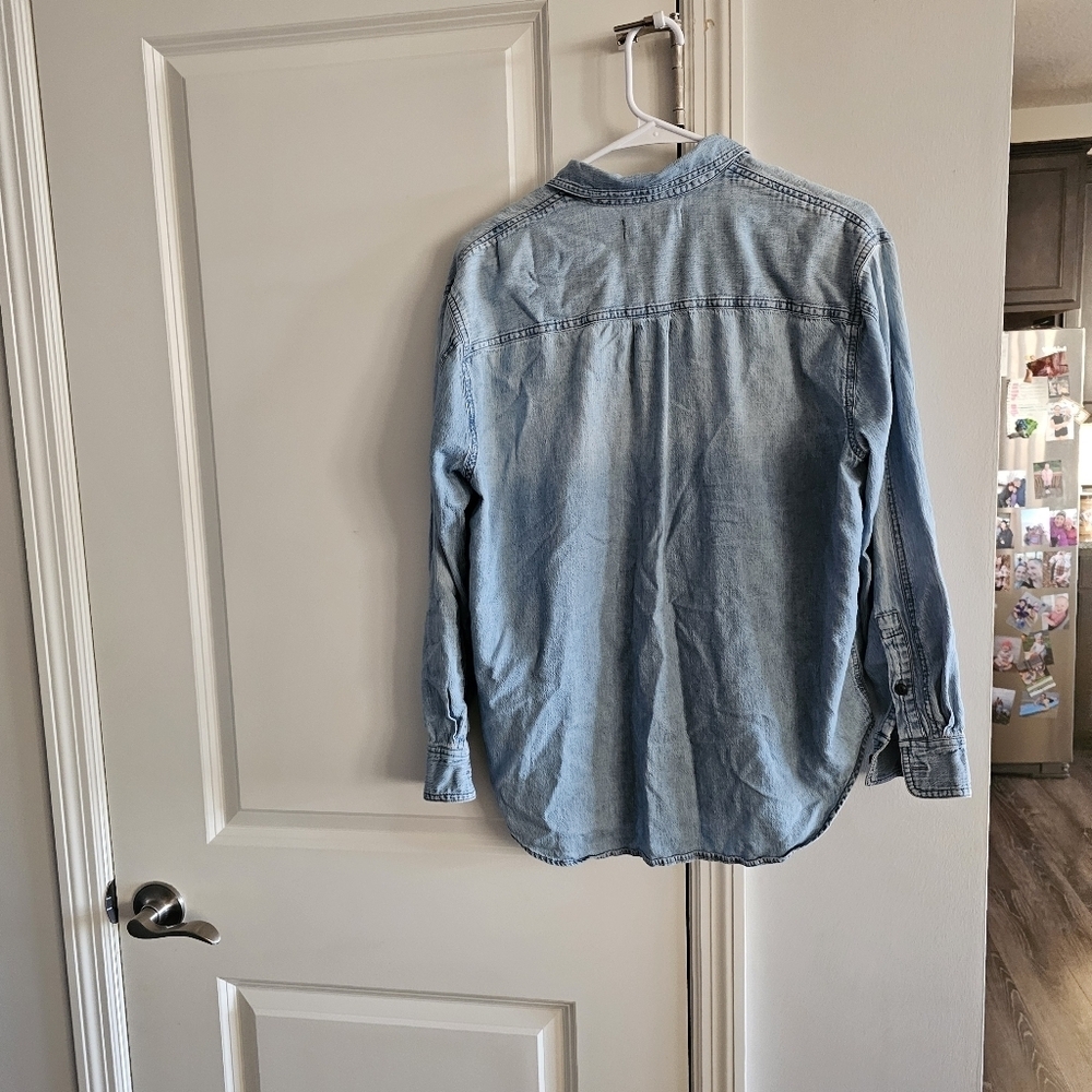 Madewell Denim Classic Ex-Boyfriend Shirt in Haviland Wash - Picture 5 of 7